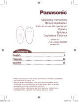 Panasonic Epiglide Ultra Mode d'emploi