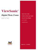 ViewSonic DPX702 Manuel utilisateur