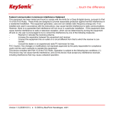KeySonic KSM-1000RFM Fiche technique