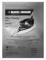 BLACK DECKER The Classic Iron Manuel utilisateur