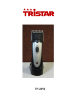 Tristar Rechargeable trimmer Manuel utilisateur