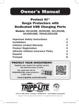 Tripp Lite Wall-Mount Surge Protectors Le manuel du propriétaire