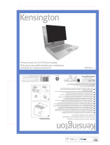 Kensington Laptop Privacy Screen 15.4"/39.1cm Manuel utilisateur
