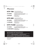 Pioneer HTP-700 Le manuel du propriétaire
