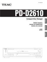 TEAC PD-D2620 Manuel utilisateur