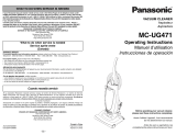 Panasonic MC UG471 Manuel utilisateur