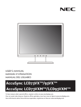 NEC AccuSync LCD93VX Manuel utilisateur