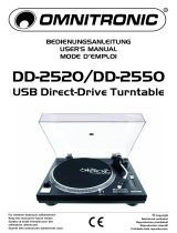 Omnitronic DD-2520 Manuel utilisateur