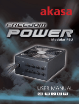 Akasa Freedom Power 1000W Manuel utilisateur