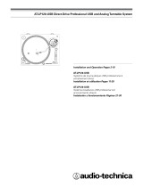 Audio-Technica ATLP120 USB BK Manuel utilisateur