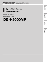 Pioneer DEH-3000MP Manuel utilisateur