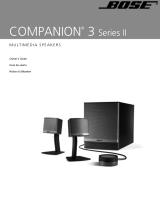 Bose Companion 3 Manuel utilisateur