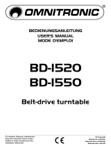 Omnitronic BD-1550 Manuel utilisateur
