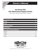 Tripp Lite Hot-Swap PDUs Le manuel du propriétaire