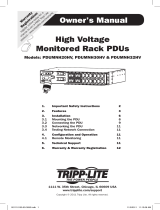 Tripp Lite High Voltage Monitored Rackmount PDU Le manuel du propriétaire