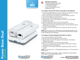 DreamGEAR Power Base Dual for Wii Mode d'emploi