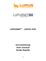 Lupus Electronics LE920  Manuel utilisateur
