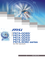 MSI P67A-GD65 Le manuel du propriétaire