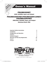 Tripp Lite PDUMH32HVNET Le manuel du propriétaire