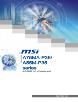 MSI A55M-P35 series Manuel utilisateur