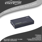 Energinie DSC-SCART-HDMI Manuel utilisateur