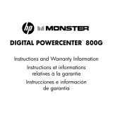 Monster Cable PowerCenter 800G Fiche technique