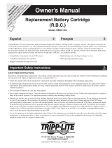Tripp Lite RBC5-192 Replacement Battery Cartridge Le manuel du propriétaire
