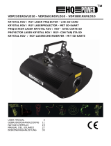 Velleman Krystal RGV380 RGV laser projector spécification