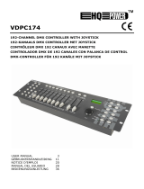 HQ Power 192-channel DMX controller with joystick spécification