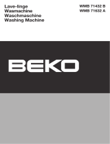 Beko WMB 71432 B Le manuel du propriétaire