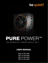 BE QUIET! Pure Power L8 CM 530W Manuel utilisateur