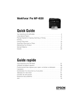 Epson WorkForce Pro WP-4530 Guide de démarrage rapide