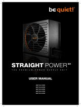 BE QUIET! Straight Power E9 600W Manuel utilisateur