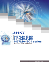 MSI H67MA-E45 (B3) Le manuel du propriétaire