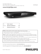 Philips DVP3620 Manuel utilisateur