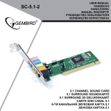 Gembird 5.1 channel sound card Manuel utilisateur