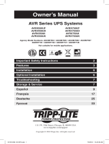 Tripp Lite AVR Series UPS Systems Manuel utilisateur