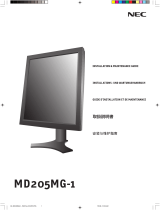 NEC MD205MG-1 Le manuel du propriétaire