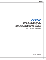 MSI 870-C45 (FX) V2 Manuel utilisateur