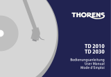 Thorens TD 2030 Manuel utilisateur