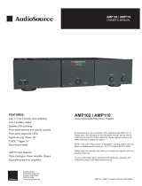 AudioSource AMP102 Le manuel du propriétaire