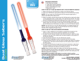 DreamGEAR Dual Glow Sabers for Wii Mode d'emploi