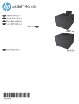 HP LaserJet Pro 400 Printer M401 series Guide d'installation