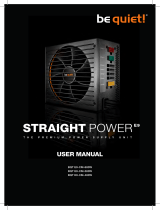BE QUIET! Straight Power E9 CM 480W Manuel utilisateur
