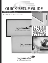 Legamaster PROF e-Screen 55" ETD black LED Guide d'installation