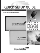 Legamaster PROF e-Screen 65" ETD white LED Guide d'installation