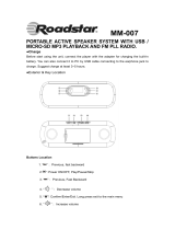 Roadstar MM-007N/BL Le manuel du propriétaire