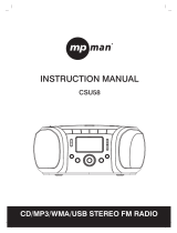 MPMan CSU58 Le manuel du propriétaire
