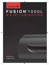 GBC Fusion 1000L Manuel utilisateur