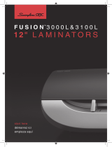 ACCO Brands Fusion 3000L Manuel utilisateur